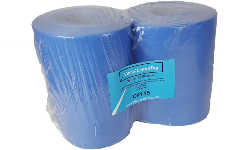 From £32.55 Vinco - CentreTug® Wiper Refill to fit CP116 Tub (2 rolls)