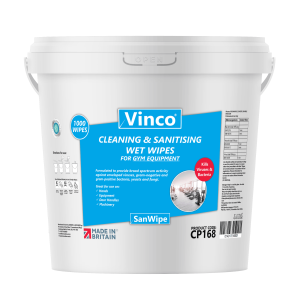 Vinco-GymWipe Cleaning & Sanitising Anti-Bac and Anti-Viral Wipe 1000 Wipes