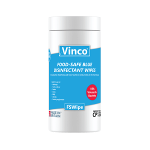 Vinco-FSWipe Disinfecting Catering Wipe 150 Wipes Blue