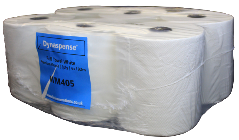 Dynaspense® - Roll Towel 192mx30cm x 6 rolls - White