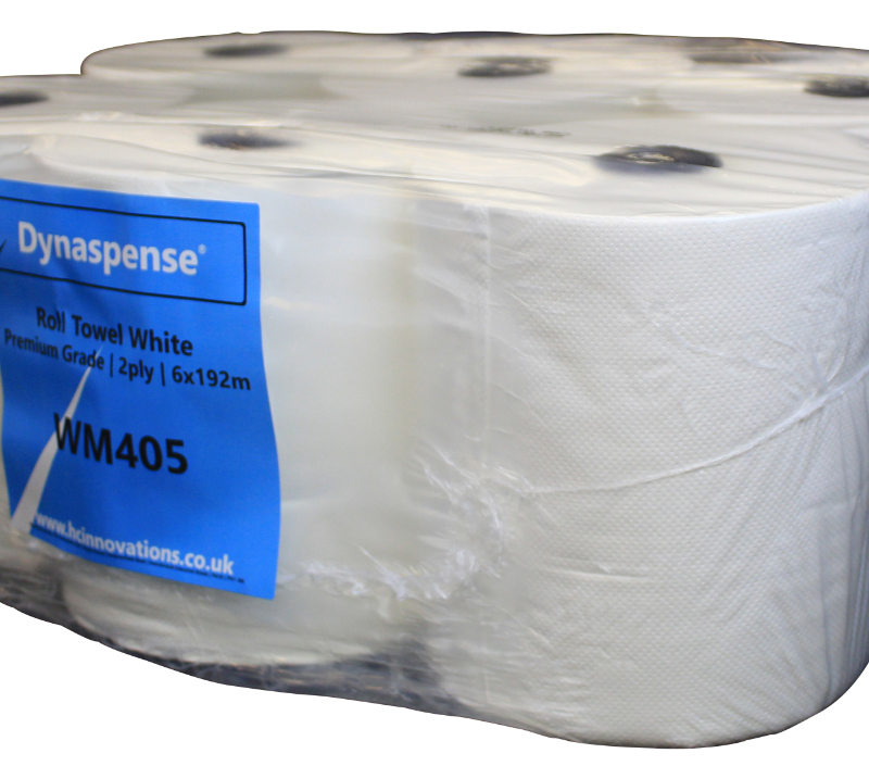 Dynaspense® - Roll Towel 192mx30cm x 6 rolls - White