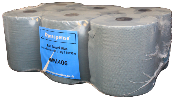 Dynaspense® - Roll Towel 192mx30cm x 6 rolls - Blue